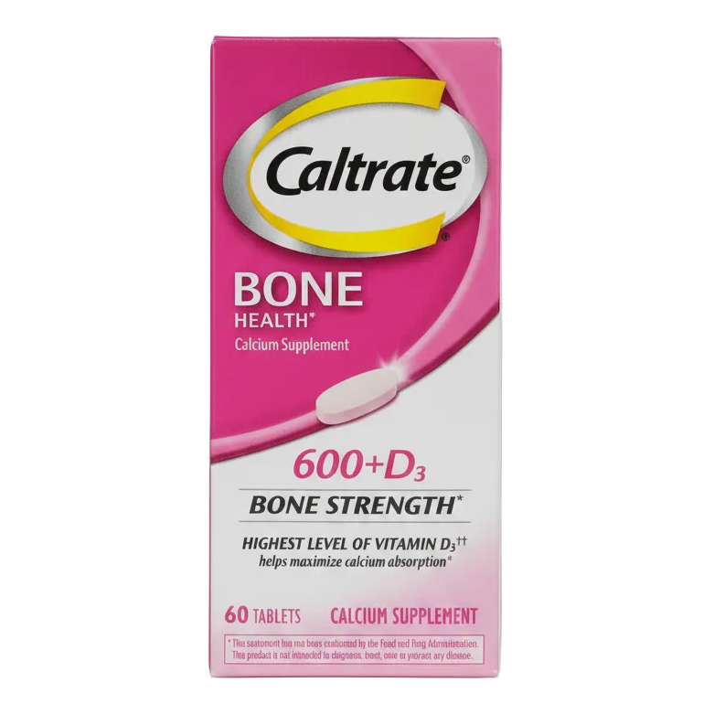 Caltrate 600+D3 Bone Strength (60 Tablets)