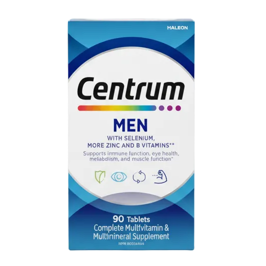 Centrum Men Complete Daily Multivitamin & Multimineral (90 Tablets)