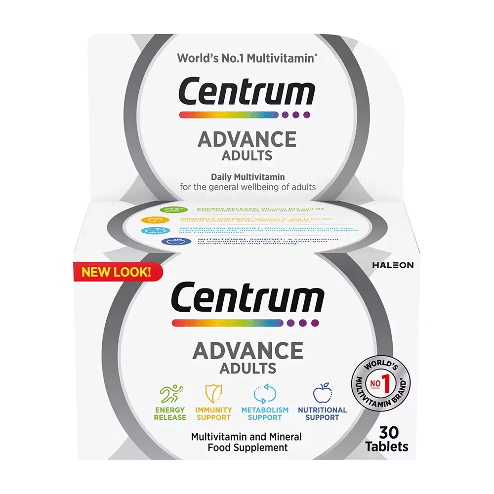 Centrum Advance Adults Multivitamin (30 Tablets)
