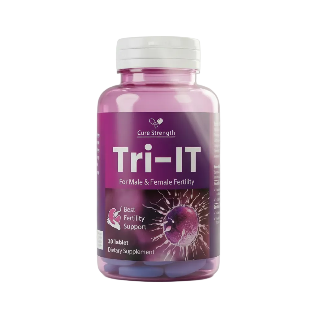 Cure Strength Tri-IT male and female fertility support supplement 30 tablets