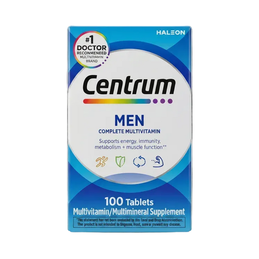 Centrum Men Complete Daily Multivitamin & Multimineral (100 Tablets)