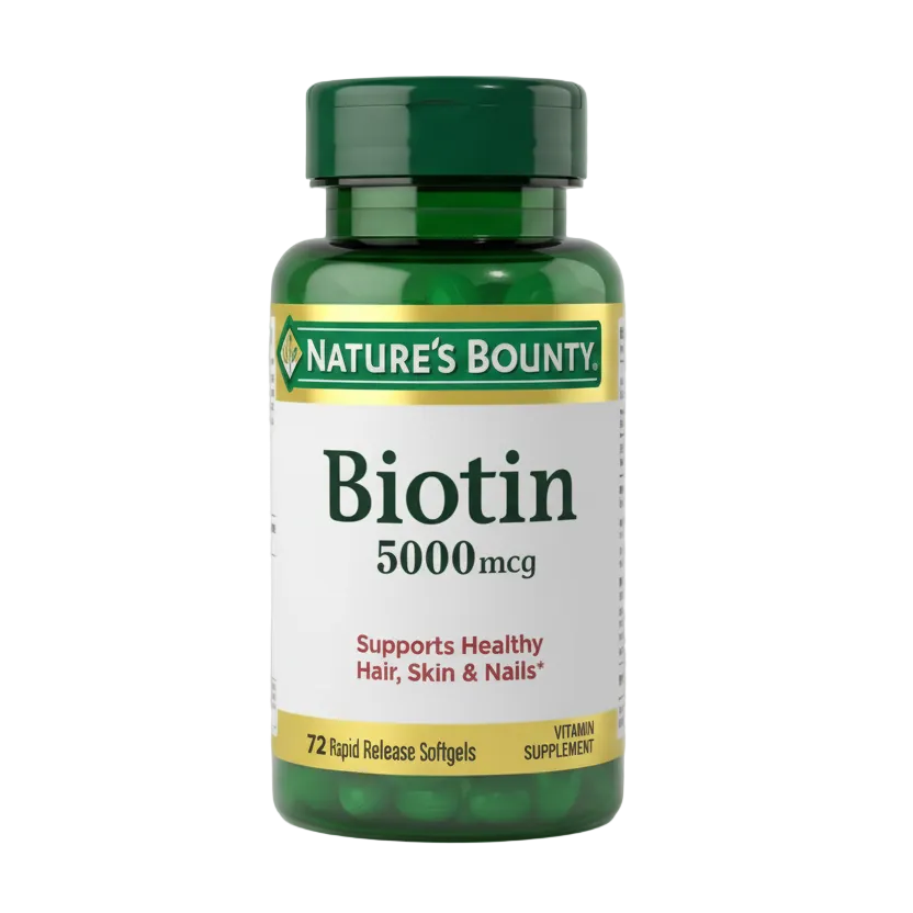 Nature's Bounty Biotin 5000mcg (72 Rapid Release Softgels)