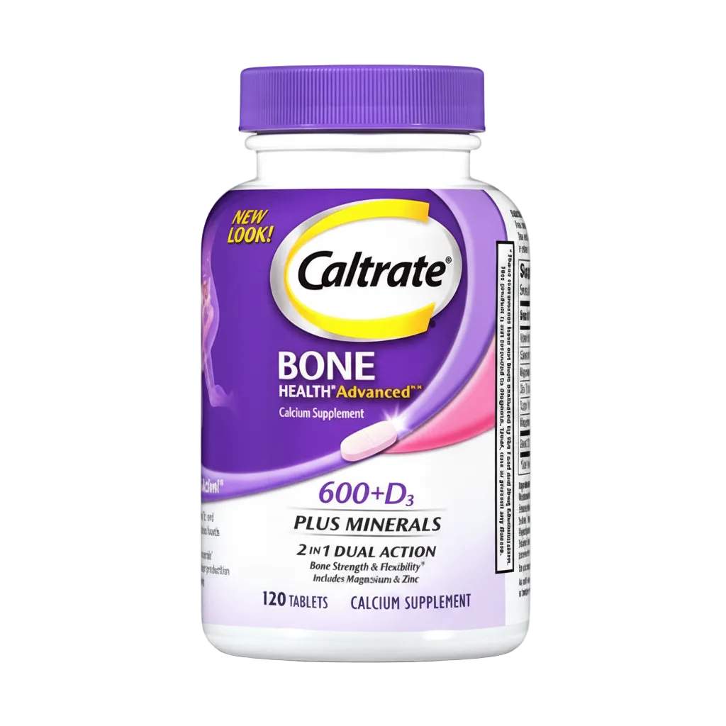 Caltrate 600+D3 Plus Minerals (120 Tablets)