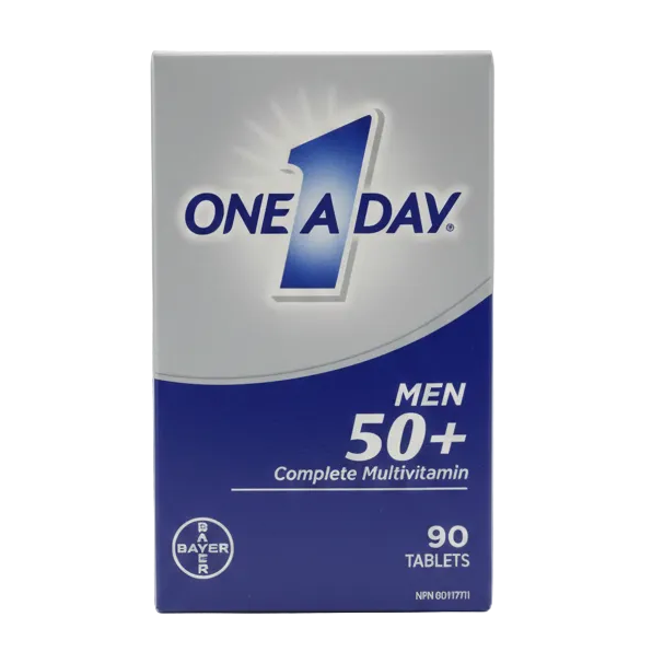 One A Day Men's 50+ Complete Multivitamin (90 Tablets)