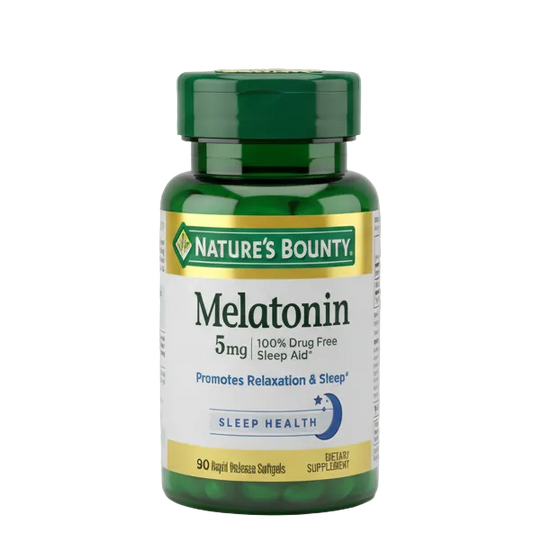 Nature's Bounty Melatonin 5mg (90 Rapid Release Softgels)