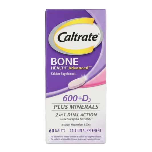 Caltrate 600+D3 Plus Minerals (60 Tablets)