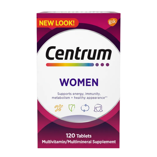 Centrum Women Complete Daily Multivitamin & Multimineral (120 Tablets)