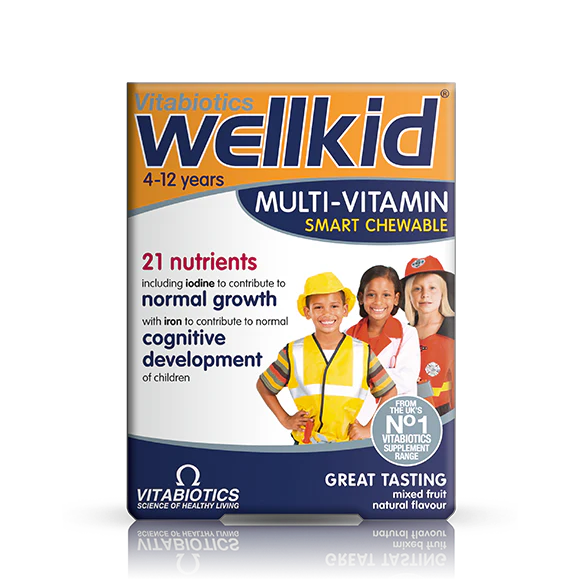 Vitabiotics Wellkid Multi-Vitamin Smart Chewable Tablets (30 Count)