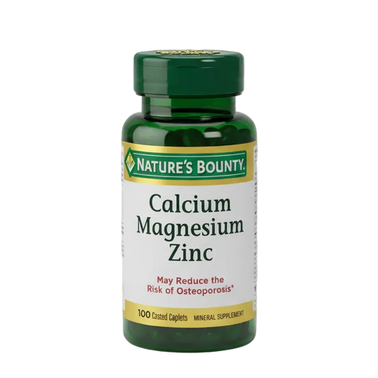 Nature's Bounty Calcium Magnesium Zinc (100 Coated Caplets)