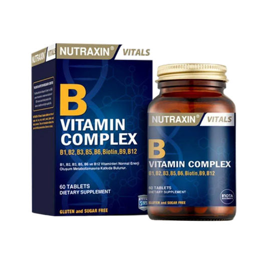 Nutraxin Vitals B Vitamin Complex (60 Tablets)