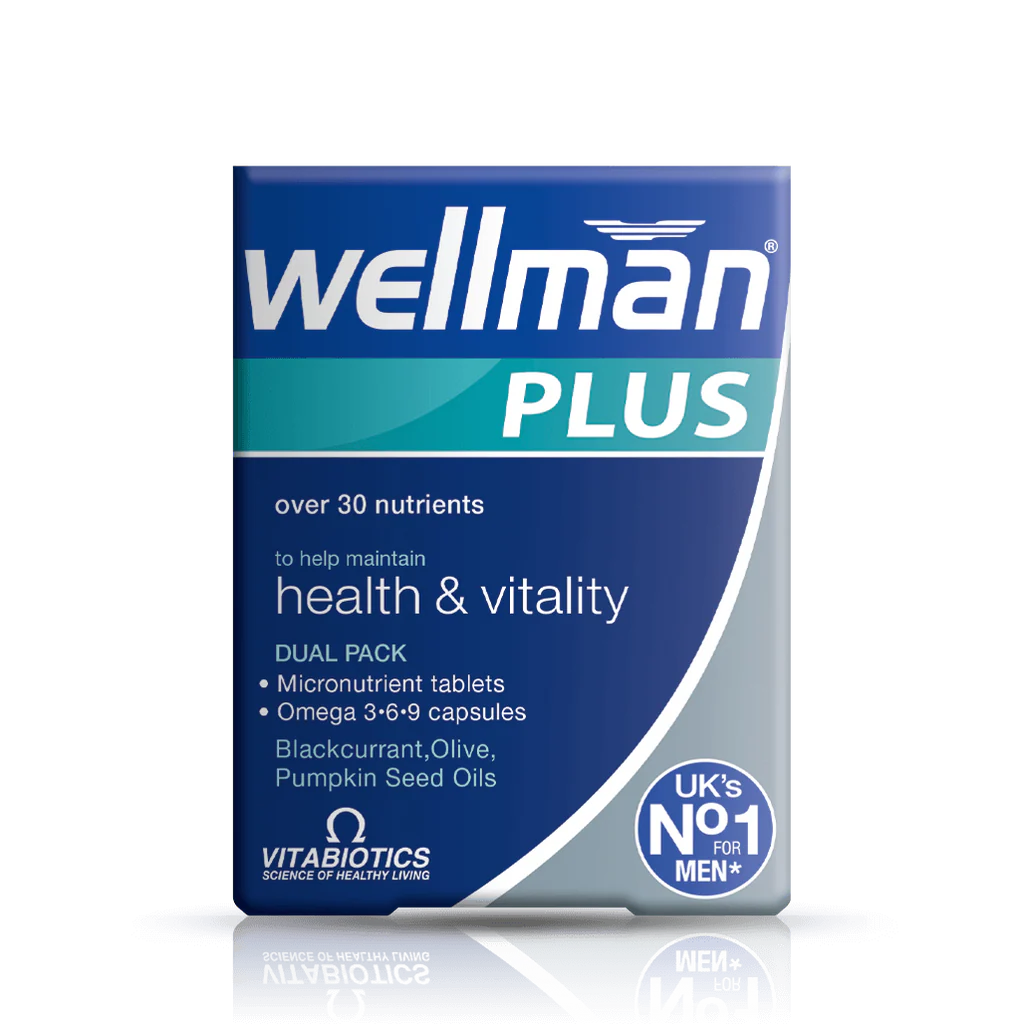 Vitabiotics Wellman Plus Omega 3·6·9 (56 Count Dual Pack)