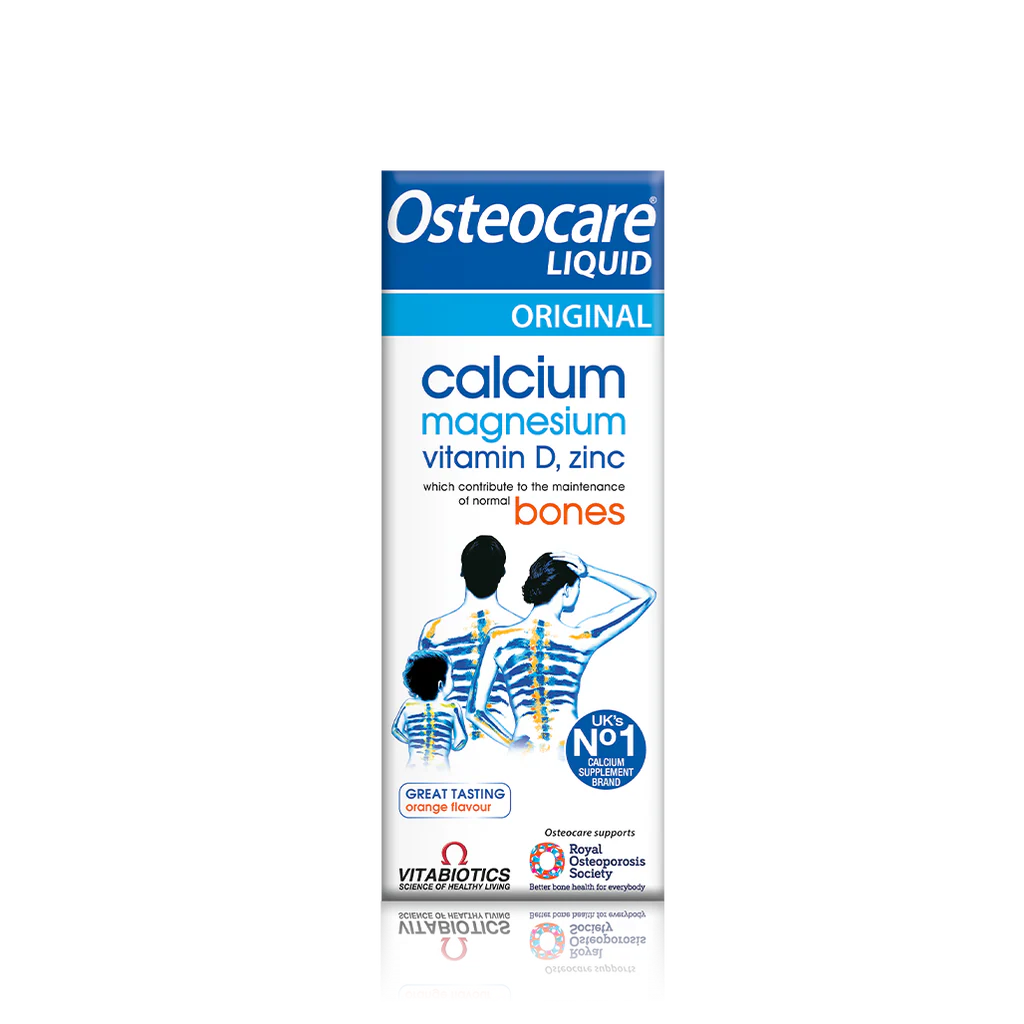Vitabiotics Osteocare Liquid - Calcium, Magnesium, Vitamin D & Zinc (200ml)