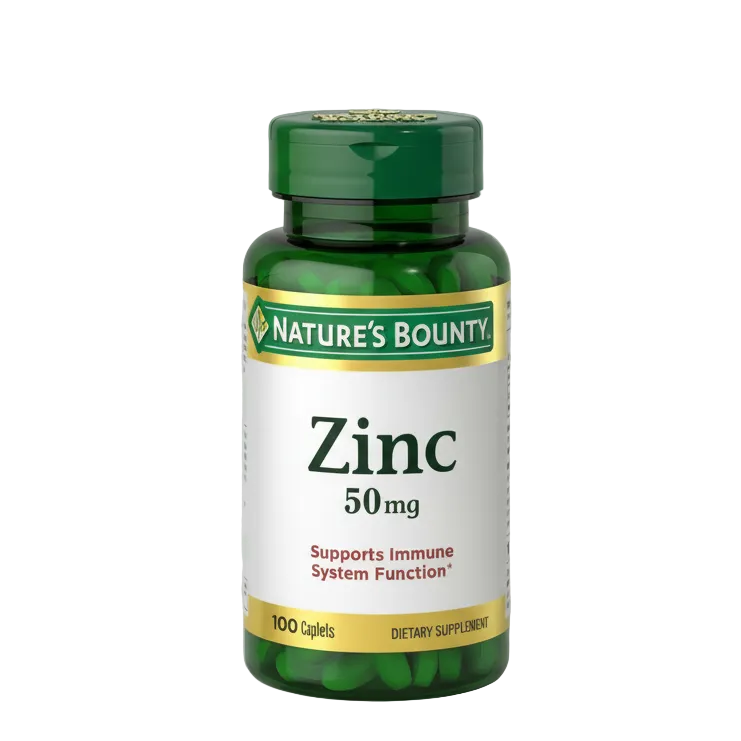Nature's Bounty Zinc 50mg (100 Caplets)