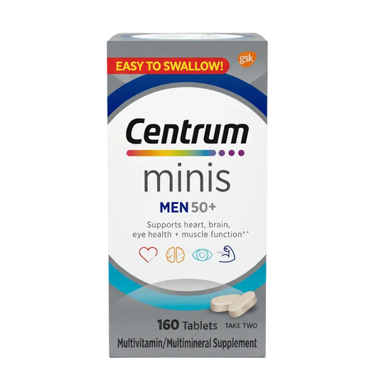 Centrum Minis Men 50+ Complete Daily Multivitamin (160 Tablets)