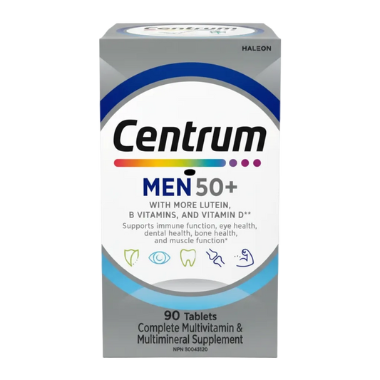 Centrum Men 50+ Complete Daily Multivitamin & Multimineral (90 Tablets)