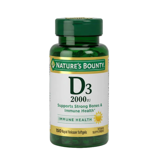 Nature's Bounty Vitamin D3 2000 IU (150 Rapid Release Softgels)