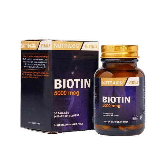 Nutraxin Vitals Biotin 5000 mcg (30 Tablets)