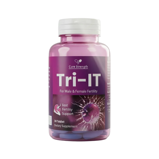 Cure Strength Tri-IT male and female fertility support supplement 30 tablets